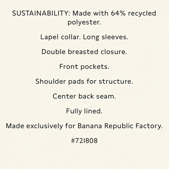 Banana Republic Flannel Suiting Blazer - Picture 7 of 9